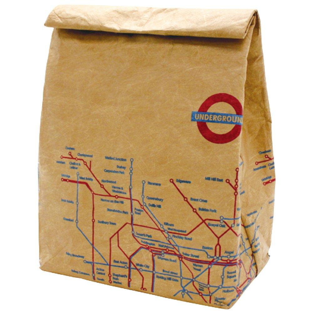 

паду Крафт Бумажный Пакет M Сумка для Покупок Сумка для Ланча Дизайн Сумка-Холодильник x 20см x Холодильник/Изолированный (метро) Нетканый холодильник/изолированный (33см 12см)