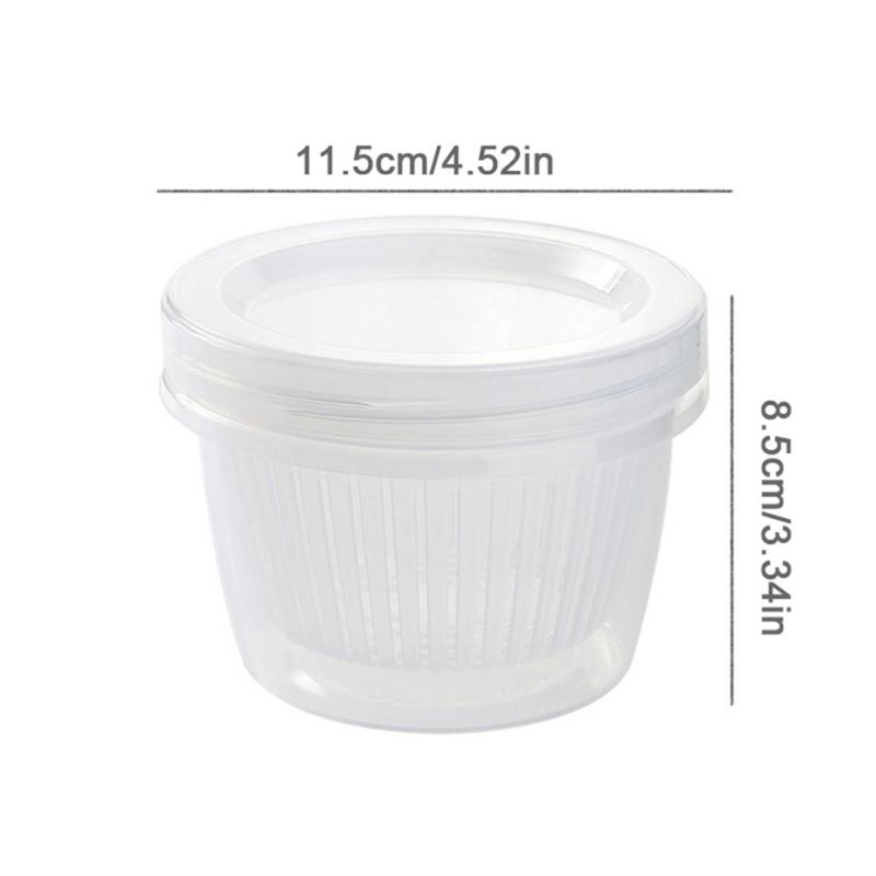 Cutie de depozitare a alimentelor pentru frigider din plastic