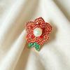 Trendy New Flowers Women Brooch Luxurious High-End Floral Pearl Pins Fashion Female Party Coat Dress Scarf Accessories Jewelry