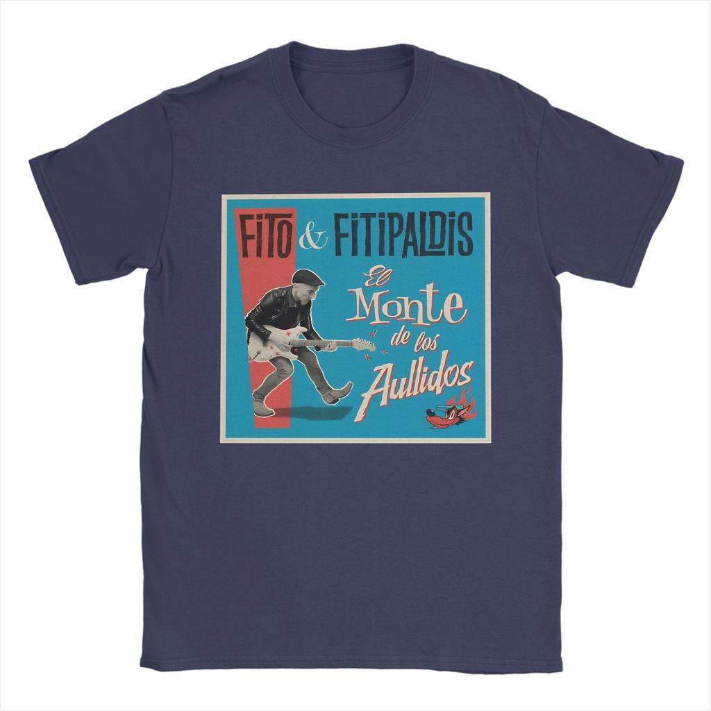 T-Shirt Sommer Fito Fitipaldis El monte de los aullidos Album T-Shirts Baumwoll-T-Shirt für Männer Y2K Lässiges Kurzarm-Oberteil T-Shirts