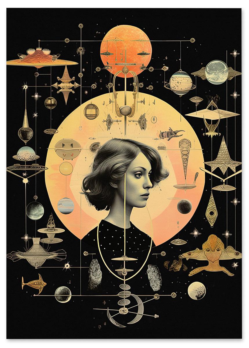 

Plakat astrologia planety obraz 30x40 cm