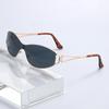Y2K Trendy Wraparound Sunglasses For Men Women Fashionable UV Protection Outdoor Cycling Goggles 2530