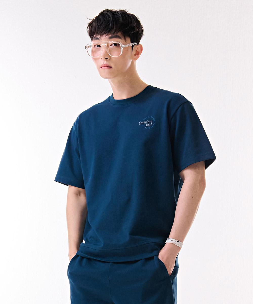 Chase Cult Unisex Cooling Cotton Short Sleeve T-Shirt-Dbru5811D0G Gblue/95