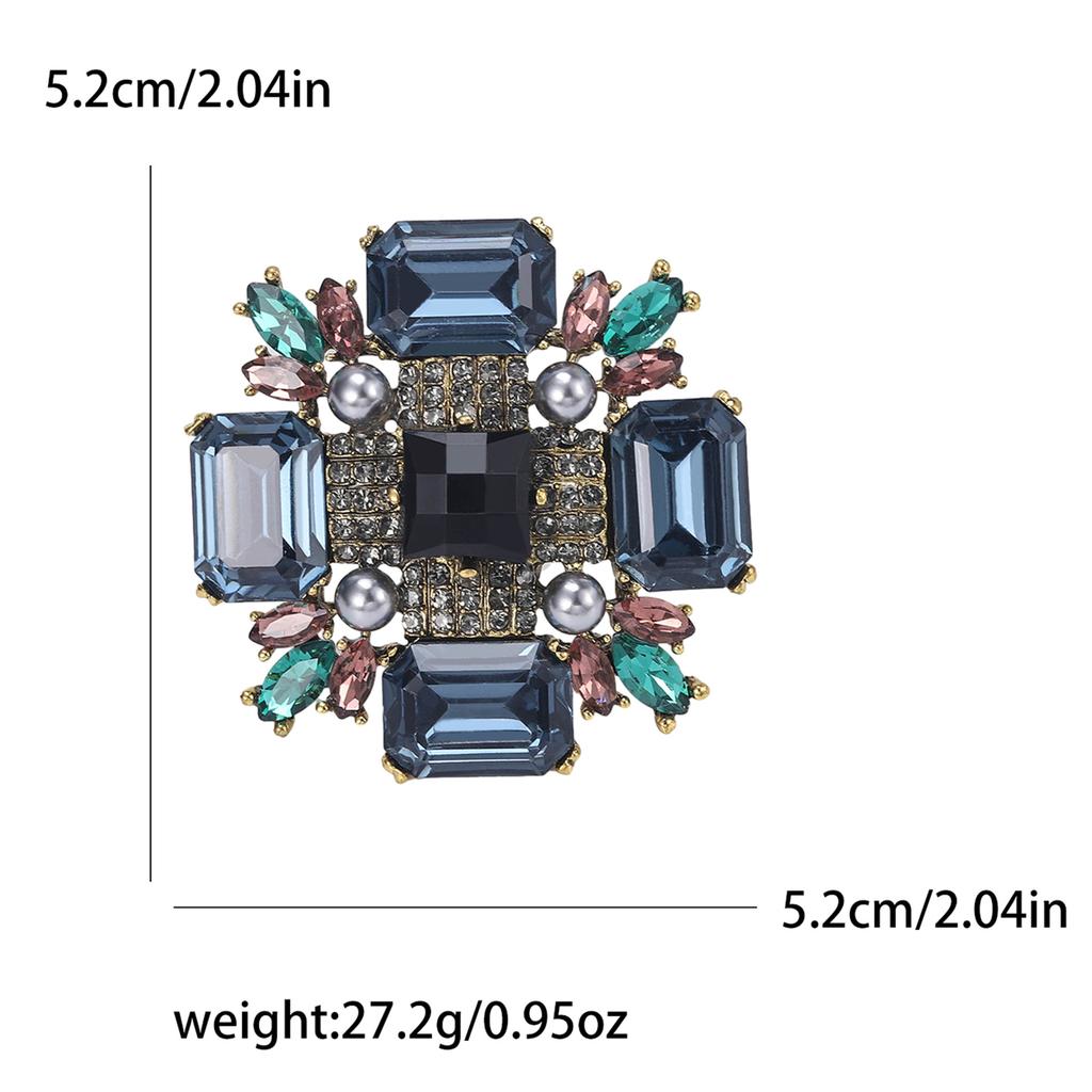 Feng Shui Diamond Brooch, High-End Temperament Clothing Accessories Corsage Pin