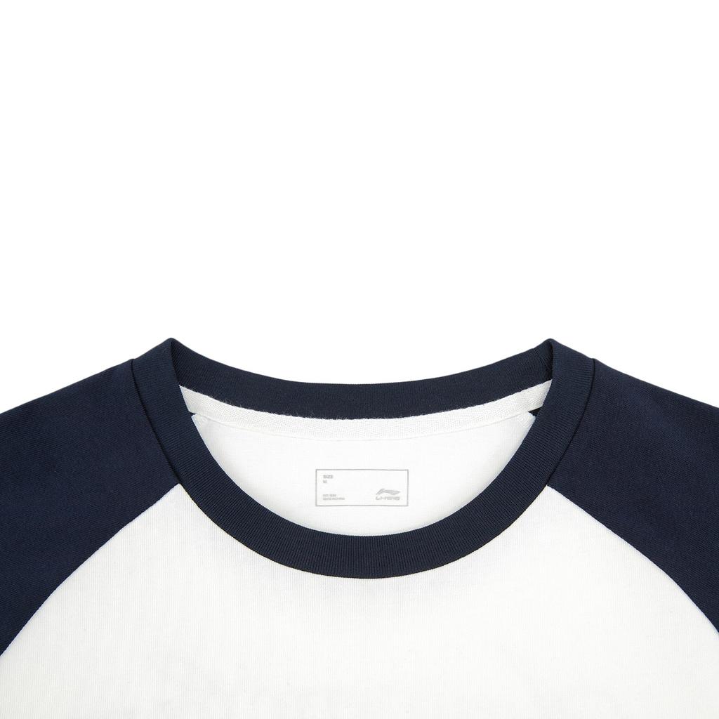 Li Ning Sports Lifestyle Series Casual Quick-Dry Cool Round Neck Logo T-Shirt Women tops AHSW416-1