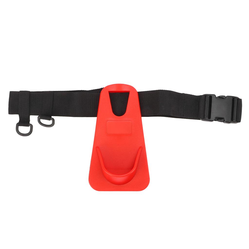 Fishing Belly Top Belt Fishing Waist Rod Holder Belt for Freshwater Saltwater Red