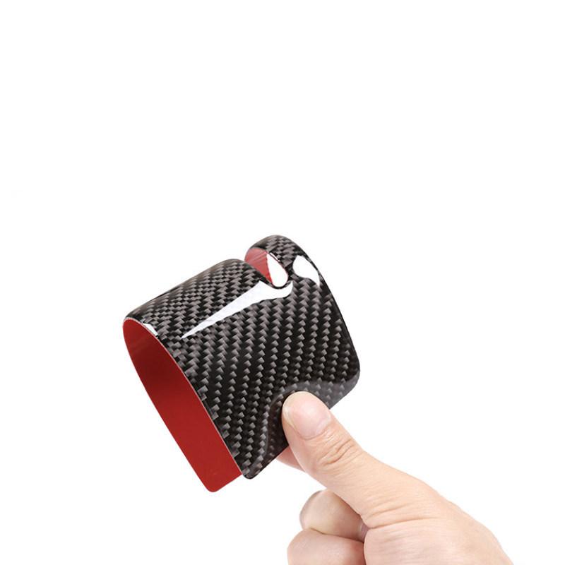 Carbon Fiber For BMW 3 Series E90 E92 E93 2005 - 2009 2010 2011 2012 Car Interior Center Console Cigarette Lighter Cover Trim