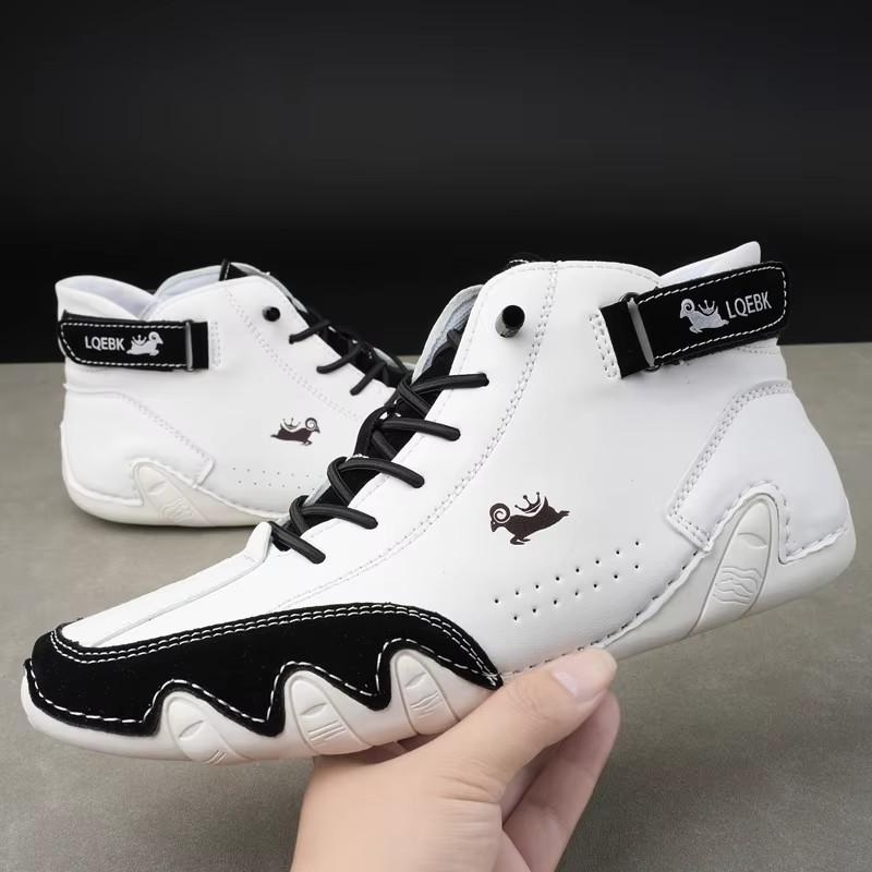 

Женские дорожные ботинки Роскошный бренд Водонепроницаемые Нескользящая резиновая подошва Элегантные Модные Британский тренд Минималистичные Обувь цвета слоновой кости 36 чёрный