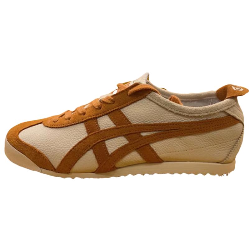 Onitsuka Tiger Mexico 66 Fashion Slip Resistant Durable Low Top Casual Shoes Unisex sneaker Brown 1183C076-257