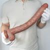 Realistic Long Dildo with Strong Suction Cup – Soft PVC G-Spot Stimulator, Strap-On Compatible, Adult Sex Toy for Women & Couples