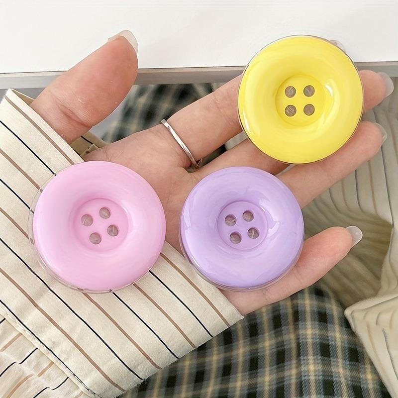 Handy-Ständer mit knopfförmigem Ringhalter – Niedlicher Cartoon Mini-Knopf Pop Socket, Kompatibel mit IPhone & Android-Handys, Perfekte Geschenkidee!