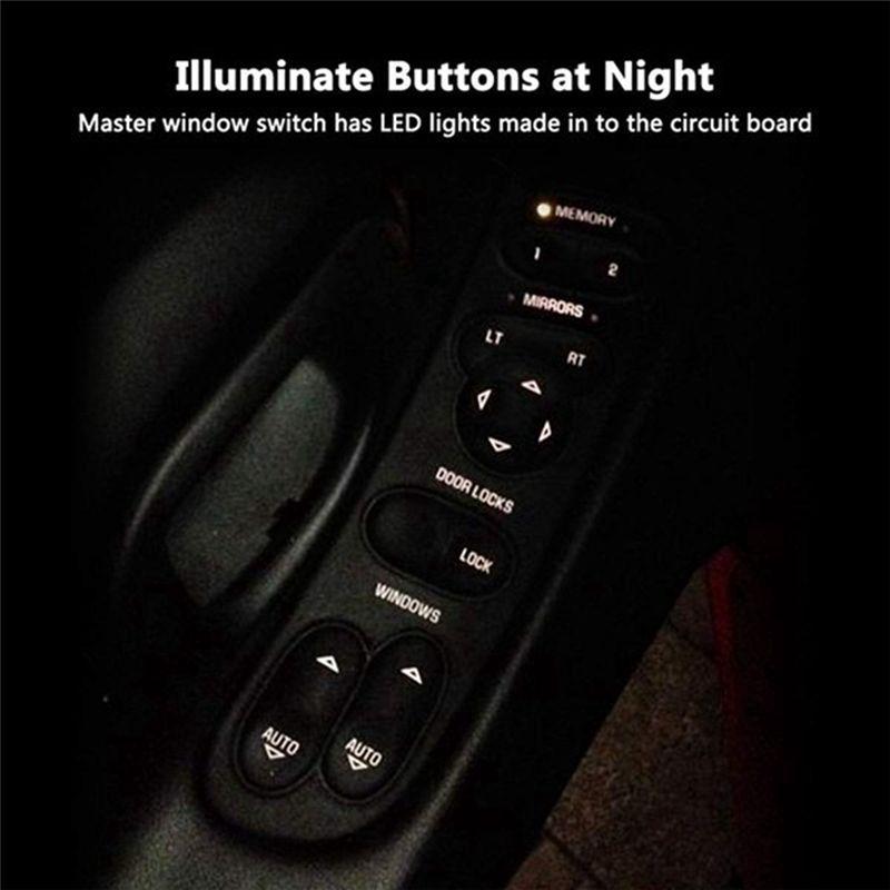 Powerful 19209381 Glass Lift Switch Power Window Control Switch Automobile For Chevy Corvette C5 1997-2004