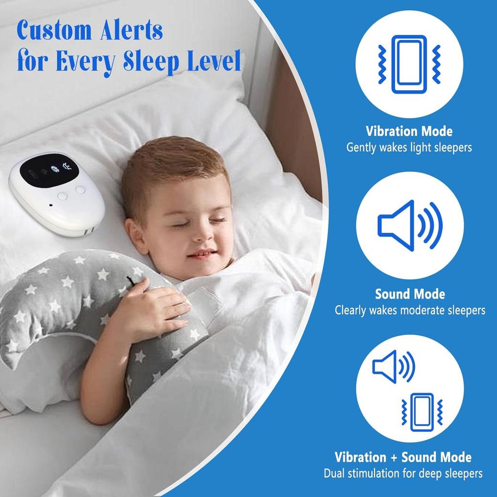 Bed Wetting Alarm for Girls Kids Boys Potty Training Alarm with Improved Sensor