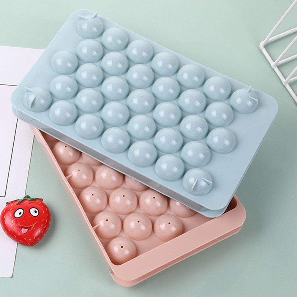 Ice Ball Box Ice Cube Molds Easy-to-demold Freezer Ice Cube Trays Gifts Silicone Ice Maker