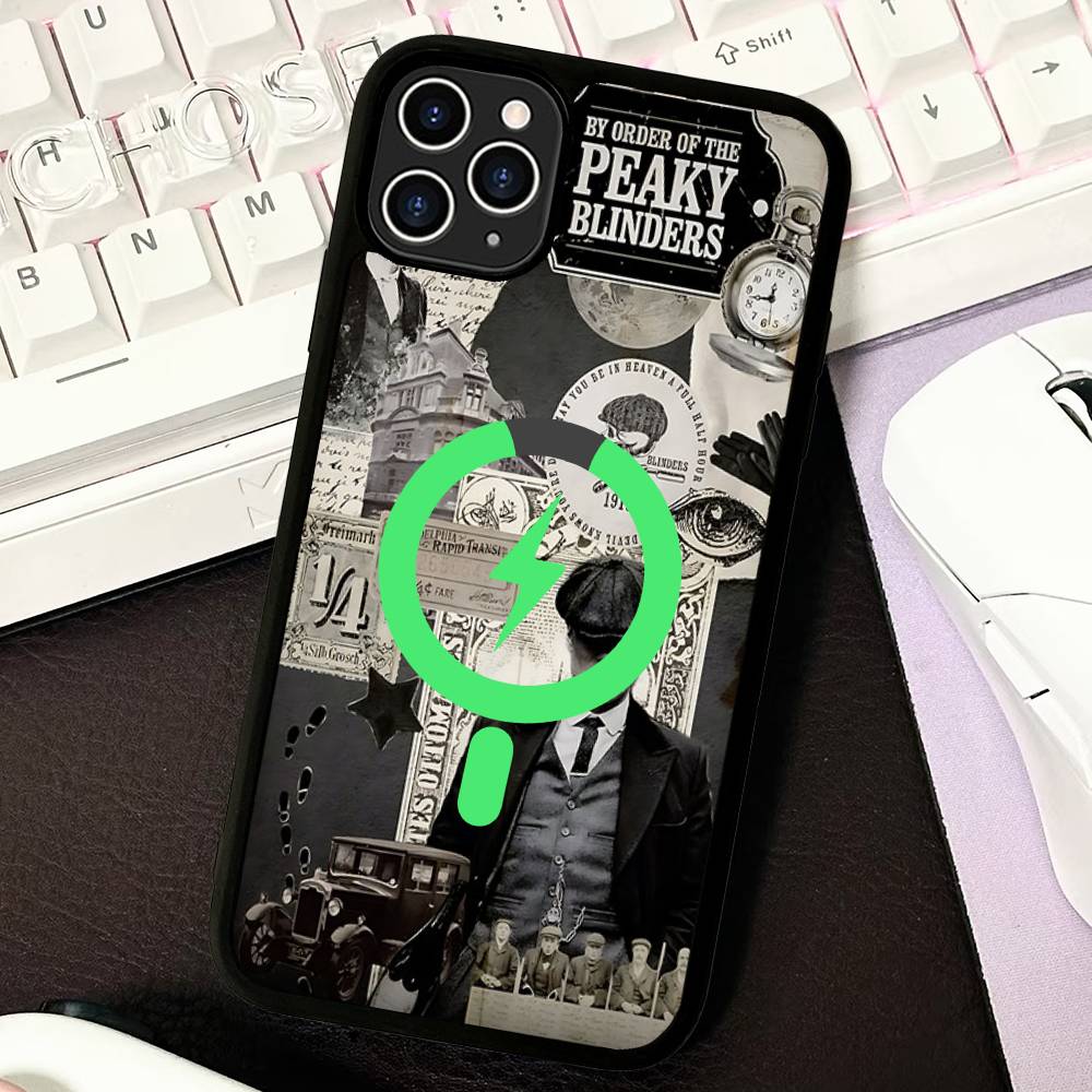 

Фильм P-Peaky B-Blinders ТВ Для Magsafe Магнитный Чехол Для IPhone 17 Air 16 15 14 13 12 11 Pro Max Plus Беспроводная Зарядка iPhone 16e