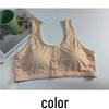 Modal Bamboo Fiber Front-Opening Bra for Plus Size, Middle-Aged, and Elderly - Vest Style