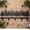 Metal Tree Wall Hook, 5-Branch Coat Rack, Forest Lodge Entryway Organizer, Nature Inspired Rustic Decor