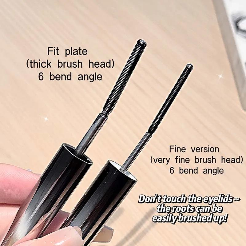 3D Bøyende Stålrør Mascara 3D Silkefiber Smudgefri Øyenvippeprimer Naturlig Svart Langvarig Øyenvippeextensions Kosmetikk