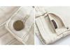 New Arrival 2026: Women's Off-White High-Waisted Slim-Fit Skinny Jeans, Versatile Straight-Leg Style for Spring