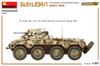 Miniart Germany Heavy Armored Personnel Carrier Early Model Interior Kit Plastic Model MA35410 1/35 Sd.Kfz.234/1