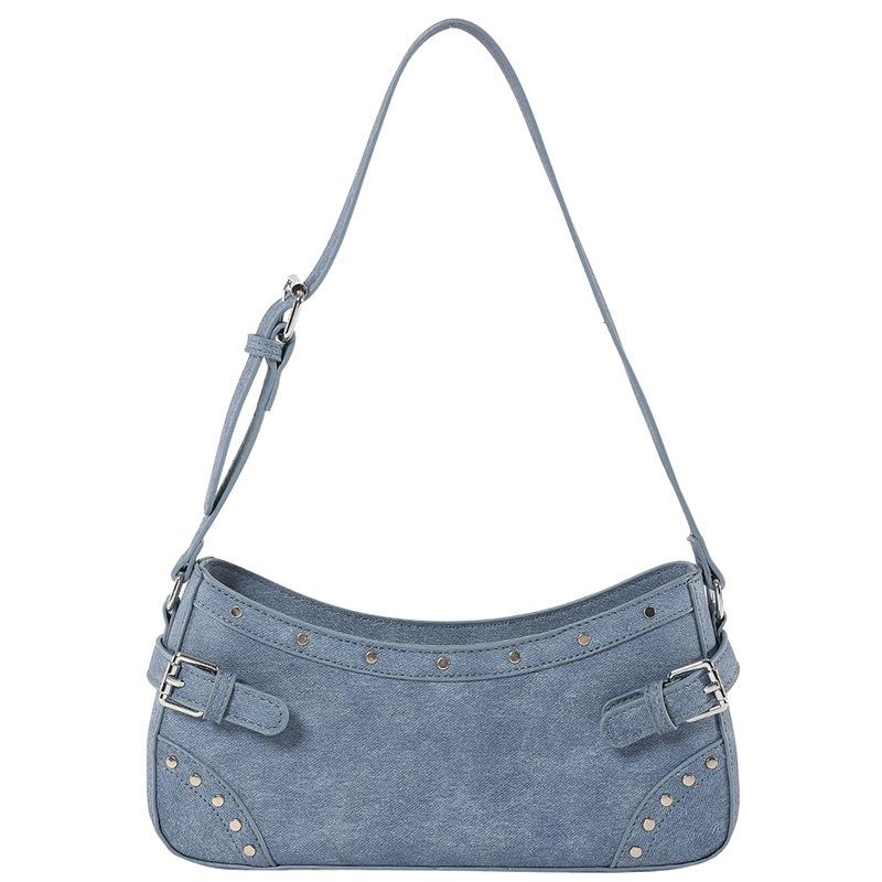 Retro Denim Kleine Quadratische Taschen Für Frauen Neue Vielseitige Trendige Reißverschluss Einzelne Schulter Tasche Sommer Weibliche Casual Handtaschen