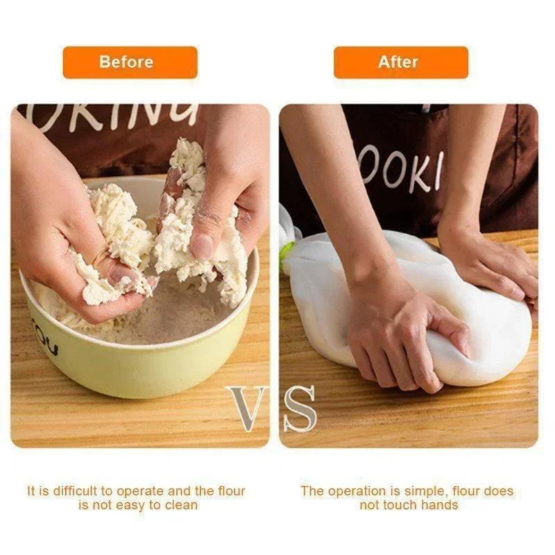 Magic Silicone Kneading Dough Bag Kitchen Flour Mixer Bag Versatile Dough Mixer for Bread Pastry Pizza Bakeware Cooking Tools