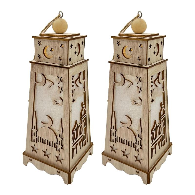 

Sustainable Wooden LED Decoration For Islamic Festivals Offering Easy Installation And Versatile Use In Homes Decors Setting 1