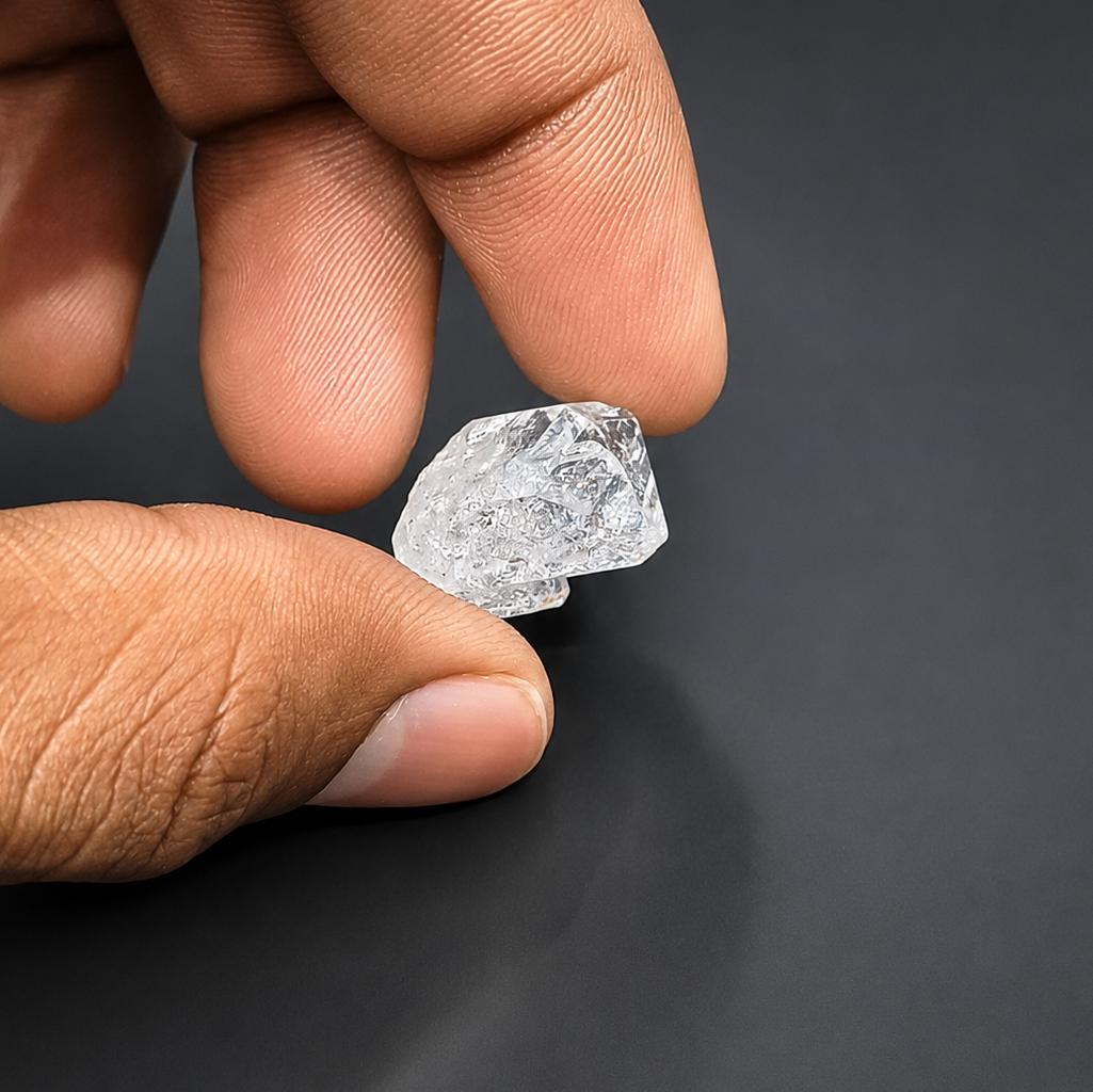Herkimer Diamond Stone | Crystal Gemstone (19 Carat) 19 Carat белый