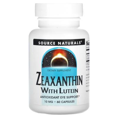 Zeaxanthin mit Lutein, 10 mg, 60 Kapseln