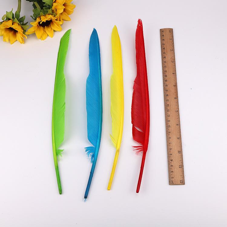 10Pcs Bulk Goose Feathers, 30-35Cm Diy Hunchback Feathers For Pens