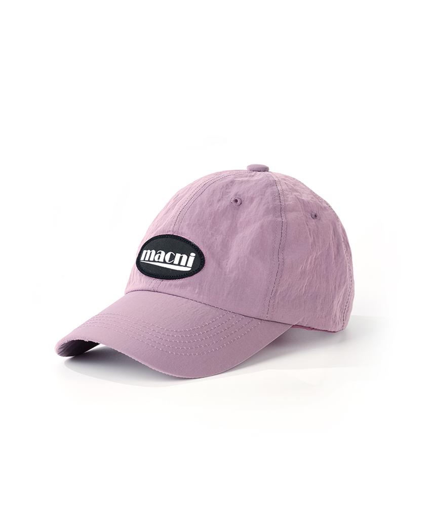 Makeuni Logo Patch Nylon Deep Cap Lavender