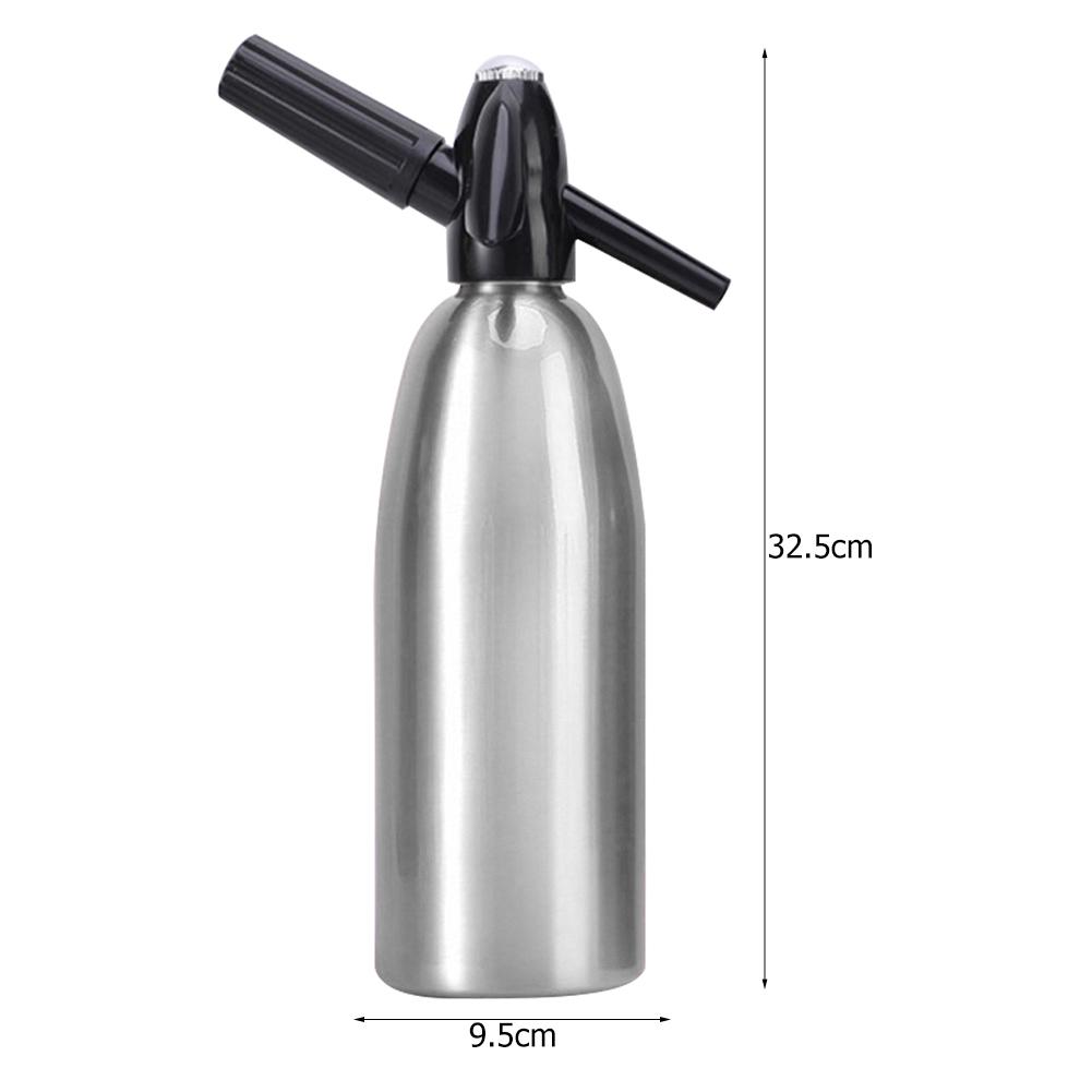 Soda Siphon Bottle Multifunction Soda Water Generator Aluminum Water Bubble Generator Carbonated Water Maker for Home Bar Club