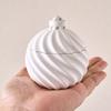 Rotation Stripe Candle Jar Silicone Mold DIY with Lid Storage Box Craft Gift Making Plaster Resin Flowerpot Clay Molds Home Deco