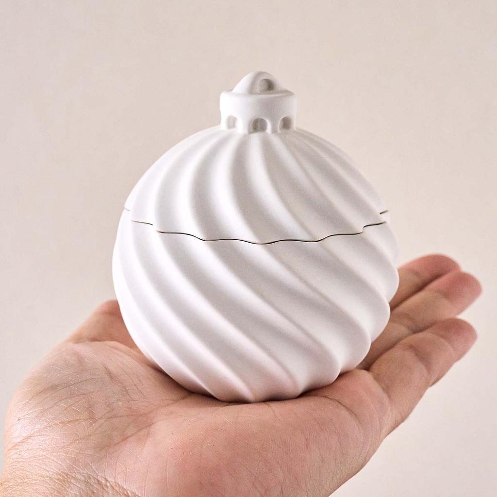 Rotation Stripe Candle Jar Silicone Mold DIY with Lid Storage Box Craft Gift Making Plaster Resin Flowerpot Clay Molds Home Deco