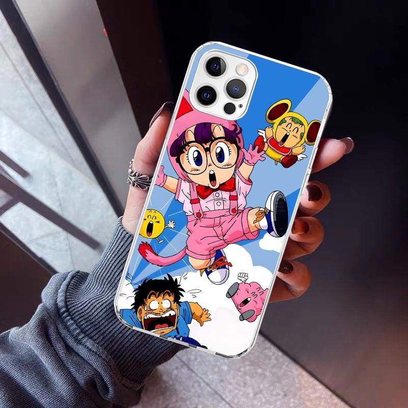 Arale Dr Slump Phone Case For iPhone 17 Air 11 13 Mini 14 15 Plus 16 12 Pro Max 16E SE 7 8 Pattern Soft TPU Back Cover  17 Air 1