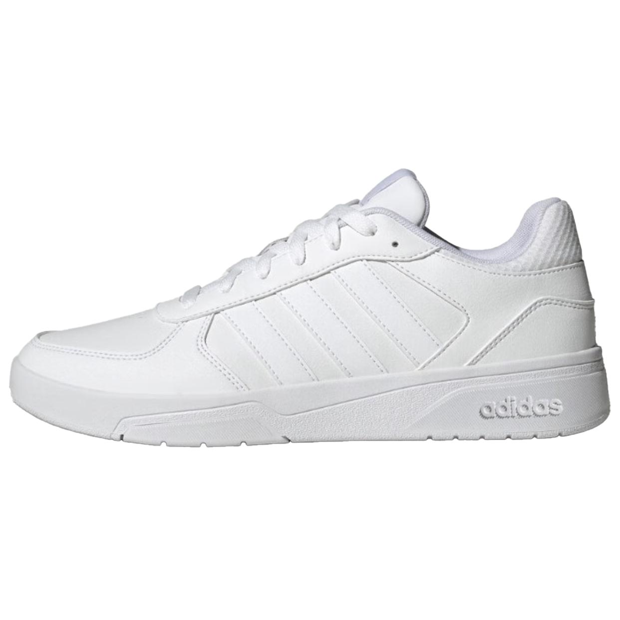 

Adidas Courtbeat Удобные Универсальные Нескользящие Прочные Низкие Кеды для Скейтбординга Мужские Кроссовки Белые JS3011 44