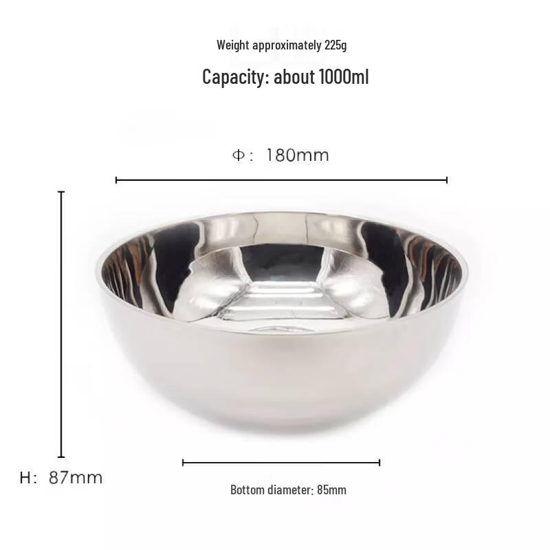 HEC CURTA 304 Stainless Steel Double-Wall Insulated Bowl