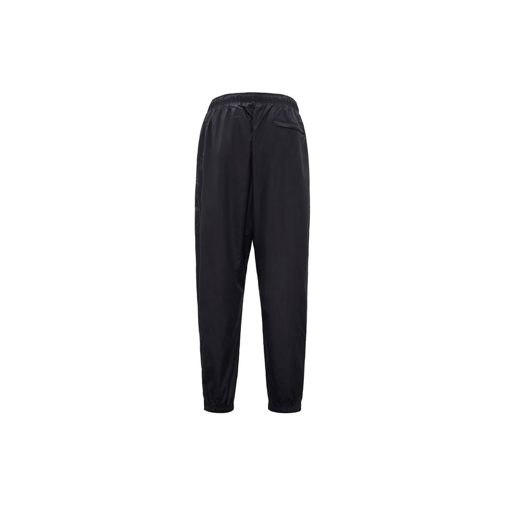 Nike Atmos Collaboration Vintage Embroidered Pants With Zippered Hem Men Bottoms Black CD6133-011