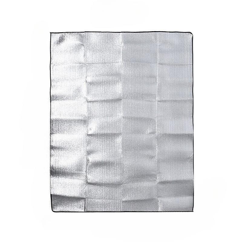 

1Pc Outdoor Double-sided Aluminum Film Moisture-proof Mat Folding Thickened Portable Camping Picnic Mat Tent Moisture Partition Foldable Mat