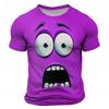 Men's Optical Illusion 3D T Shirt Short Sleeve T shirt 3D Print Crew Neck Shirt Fashion Exaggerated Daily Party Street Casual