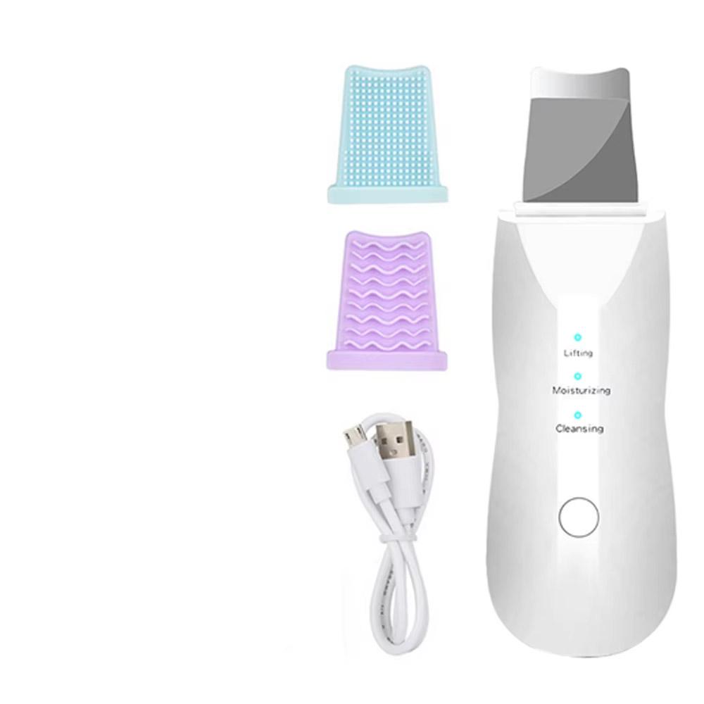 Skin Scrubber Deep Vibrate Facial Cleaner Shovel Spatula Not Ultrasonic Face Scrubber Pore Cleaner Facial Shovel Massager