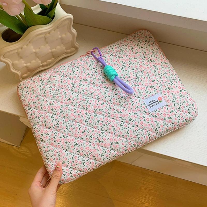 נרתיק למחשב נייד אופנתי עם דוגמה פרחונית נרתיק חמוד למחשב נייד נרתיק למחברת אופנתי 11/14/15" תיק מחשב דק למחשב