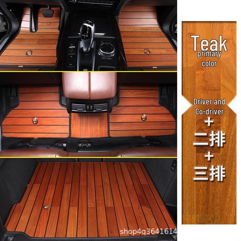 Nissan, Wey, Subaru, Skoda Custom Solid Wood Car Floor Mats