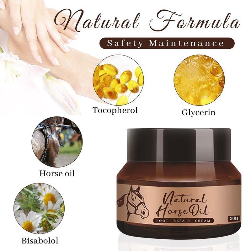 Equine Oil Foot Repair Cream Dry and Cracked Feet, Peeling, Nourishing, Moisturizing, Repairing and Anti Cracking Cream