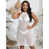 Women's Beach Dress Plus Size Women's Sexy Hollow Out Backless Strap Dress