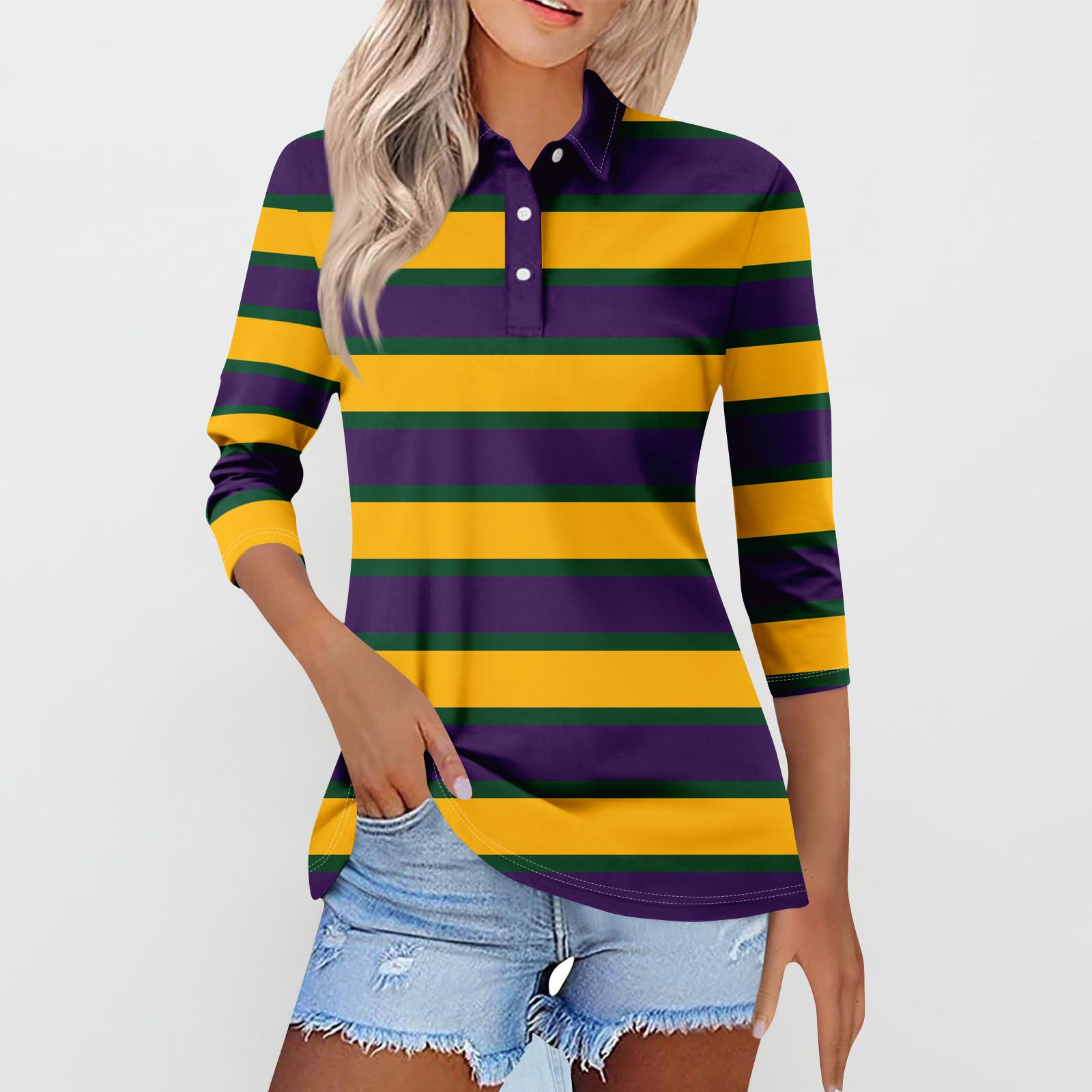 

Женская модная повседневная рубашка с короткими рукавами 3/4 с лацканами и принтом, женские топы на пуговицах XL жёлтый