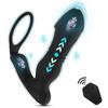 3 in 1 Anal Vibrator Thrusting Prostate Stimulator Massager Delay Ejaculation Penis Ring Anal Butt Plug Sex Toys for Men