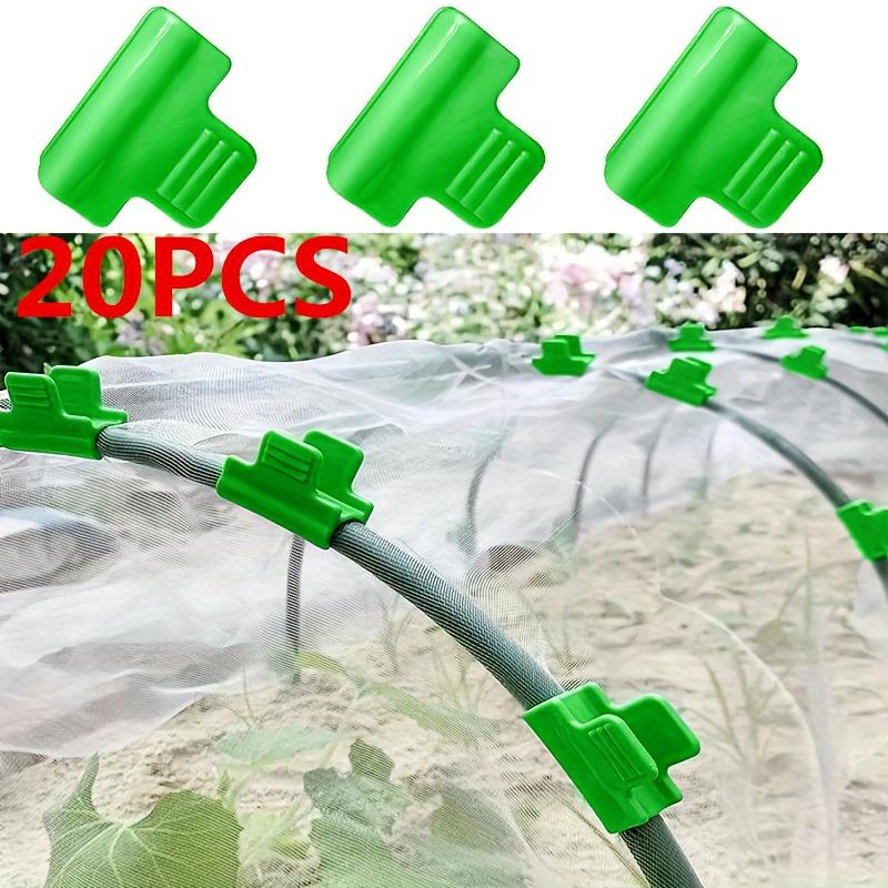 20pcs Horticultural Greenhouse Pressure Film Clip Flower Arch Greenhouse Sunshade Net Film Buckle Gardening Accessories