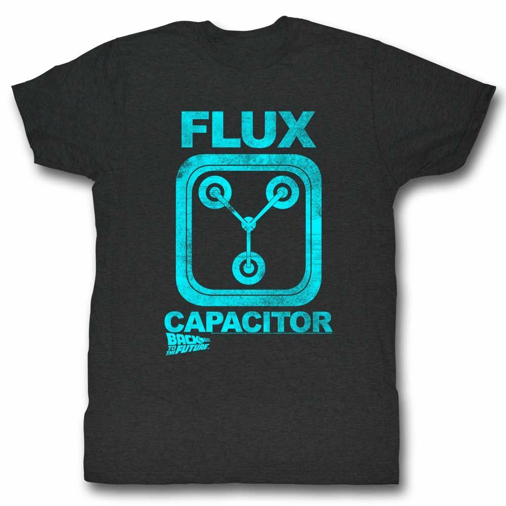 Back to the Future Blue Flux Adult T-Shirt Mens Womens Tees Top S