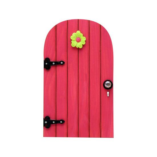 

Сказочная дверь, реалистичная прозрачная цветная деревянная садовая миниатюрная фигурка Феи Гнома эльфа, дверь для двора розы красного